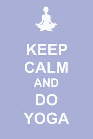 Keep Calm and Do Yoga desktop wallpaper