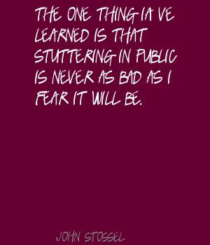 Stuttering quote #2