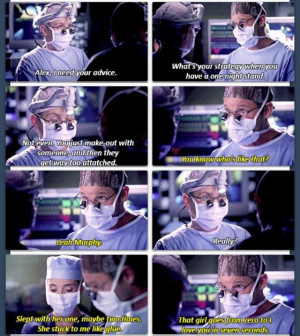 ... that girl goes from 0 to i love you in 7 seconds grey s anatomy quotes