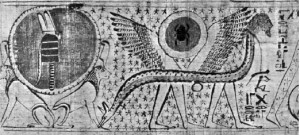 Egyptian God Thoth as a Constellation