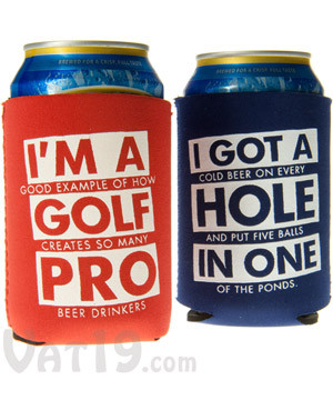 Golf Beer Koozies