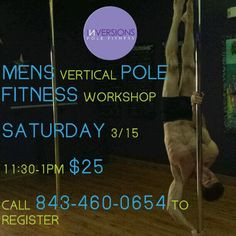 We teach men's pole fitness More