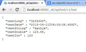 Google end point returns JSON for long data type in quotes