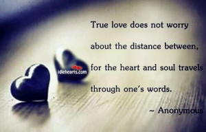 Long distance romance