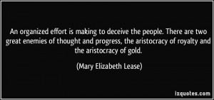 More Mary Elizabeth Lease Quotes
