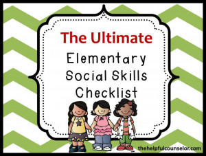 Response to Intervention: The Ultimate Social Skills Checklist