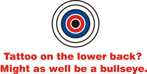 Poker & Chaos Store > Movie and TV Quotes > Tattoo Bullseye