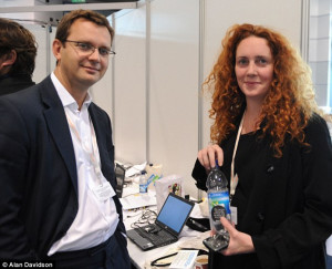 Colleagues: Andy Coulson and Rebekah Wade pictured together in 2008 at ...