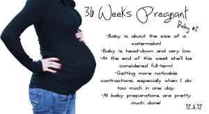 Nine Months Pregnant (Baby #2)