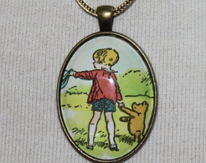 Milne Winnie the Pooh & Chris topher Robin Necklace Ernest ...