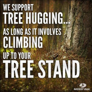 We support tree hugging...
