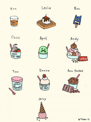 cute comedy parks and recreation parks and rec amy poehler ice cream ...