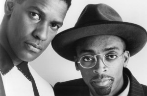 Still of Denzel Washington and Spike Lee in Mo' Better Blues (1990)