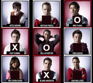 kurt hummel glee santana lopez blaine anderson Brittany S. Pierce finn ...