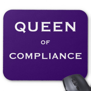 Funny Compliance Job Title Mouse Mats