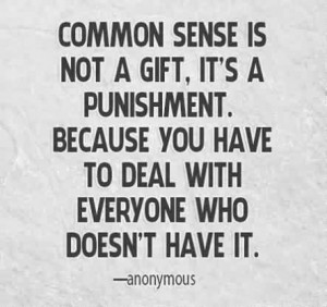 Common Sense Quotes Funny