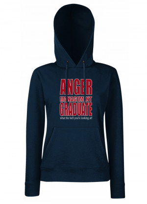 ... Funny Sayings Slogans Hoodies Anger Management Hooded Sweatshirt On