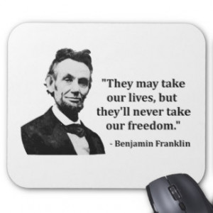 Abraham Lincoln Troll Quote Mouse Pads