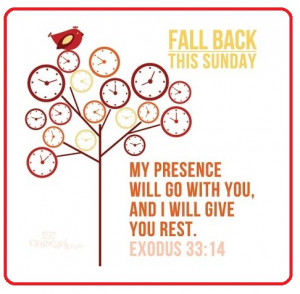 ... Fall Back This Sunday Greeting Card Wallpaper of Daylight Saving Time