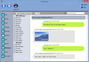 You can view all your SMS, iMessage and WhatsApp conversations by ...