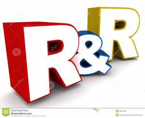 Reward and recognition concept, r&r words on white. performance ...
