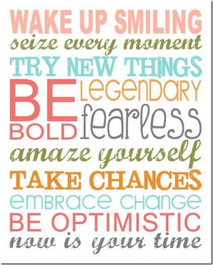 Be Optimistic Subway Art Free Printable