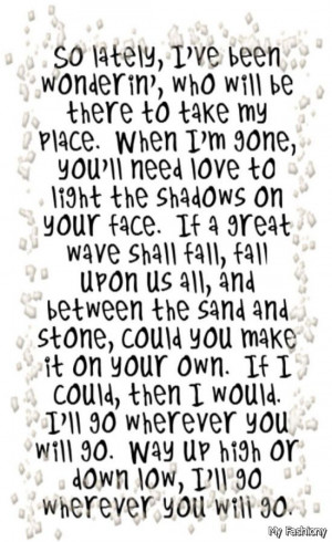 ... – Wherever You Resolution Brook – Music/lyrics – Pinterest