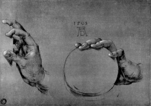 Dürer, Albrecht: Studie zum »Heller-Altar«: Hände Gottvaters
