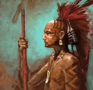 Native Warrior by M0nkeyBread