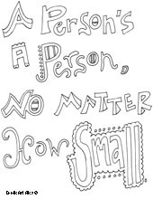 Dr. Seuss Quotes Coloring Pages