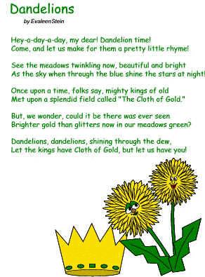 Dandelion Poems And Quotes