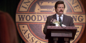 Ron Swanson gets distracted by Tammy Two picture3