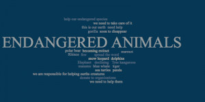 Endangered Animals In The World