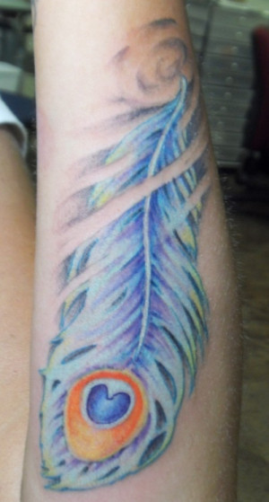 Peacock Feather Quote Tattoos