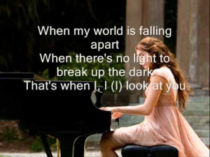 When My World Is Falling Apart When There’s No Light To Break Up The ...