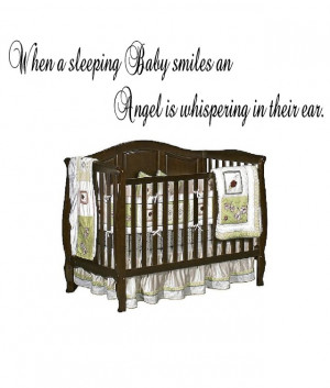 Details about Baby Angel Vinyl Wall Art Stickers Quotes Letters