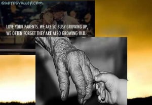 Love Your Parents, We Are So Busy Growing Up