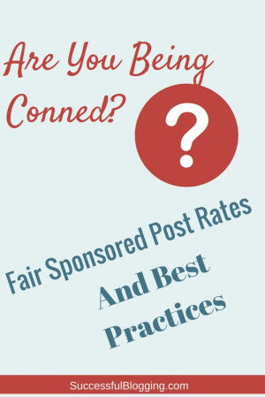 Are you being conned by charging too little for sponsored posts? Check ...