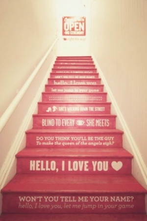 The Doors, I LOVE LOVE LOVE it!!! Wish I had stairs to put it on : /