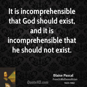 Blaise Pascal Quotes About God