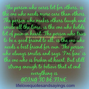 The Person Who Cares Lot For Other..