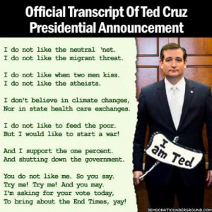 Ted Cruz Presidential Announcement -