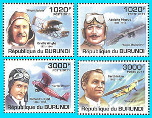 2011 Stamp BUR11309A Famous Aviators Plane Transport Richard E Byrd
