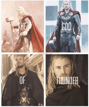 Thor. How is it possible thst his hair got more glamorous?