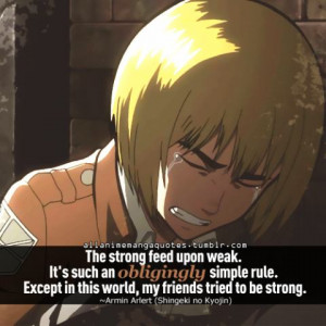 Armin Arlert Attack on titan quotes