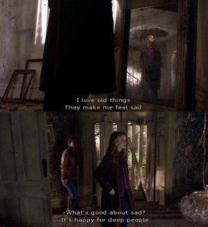 Sally Sparrow: I love old things. They make me feel sad. Kathy ...