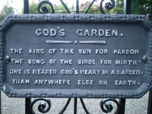 God's Garden. The kiss of the sun for pardon the song of the birds for ...
