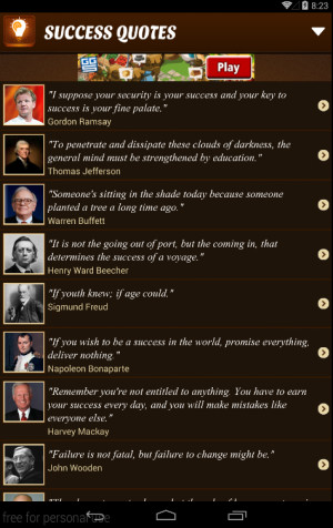 Daily Success Quotes - screenshot