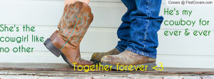 Cowgirl & Cowboy Love Profile Facebook Covers