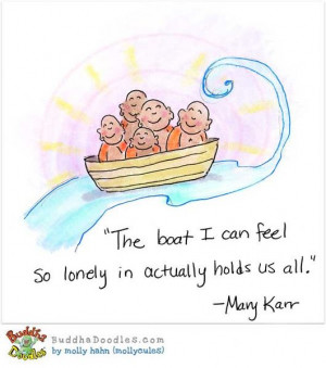 It's not a lonely boat — BuddhaDoodles